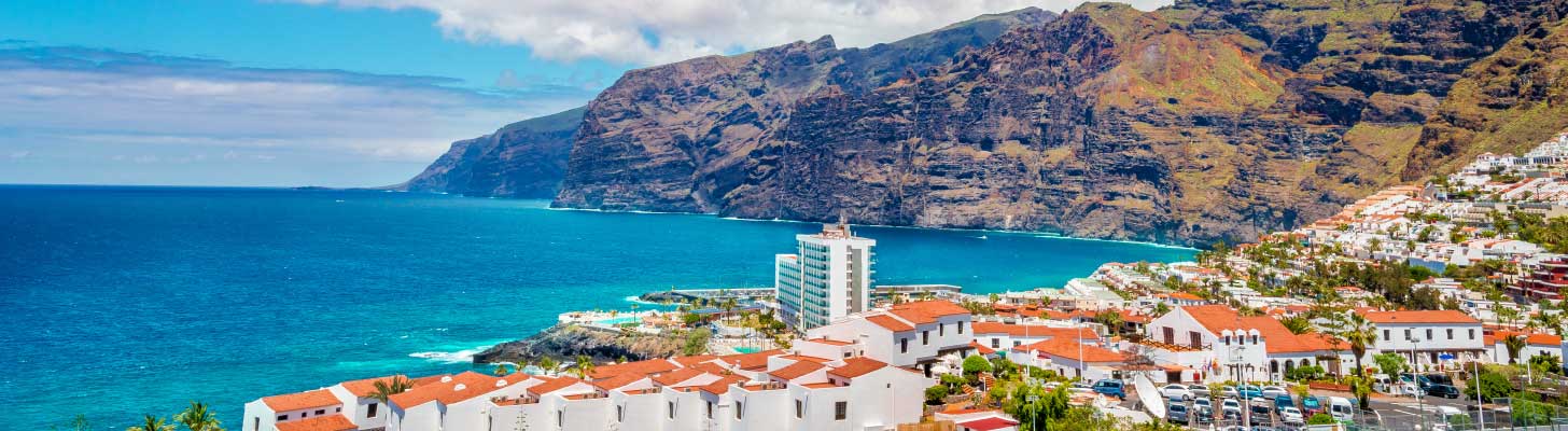 View of the coast from Puerto de Santiago, Tenerife