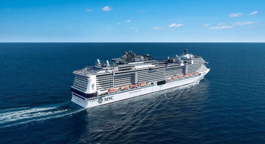 MSC Meraviglia at sea