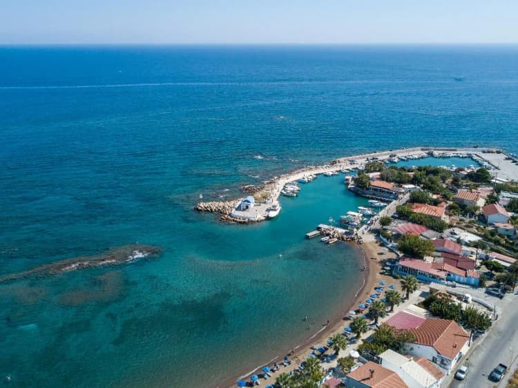 Beach, Moscha Hotel, Rhodes