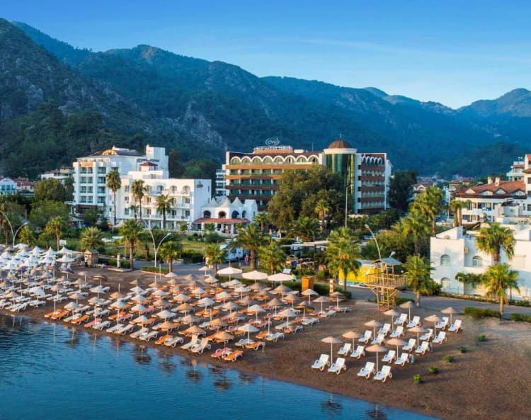 Beach, Blue Rainbow Hotel, Dalaman